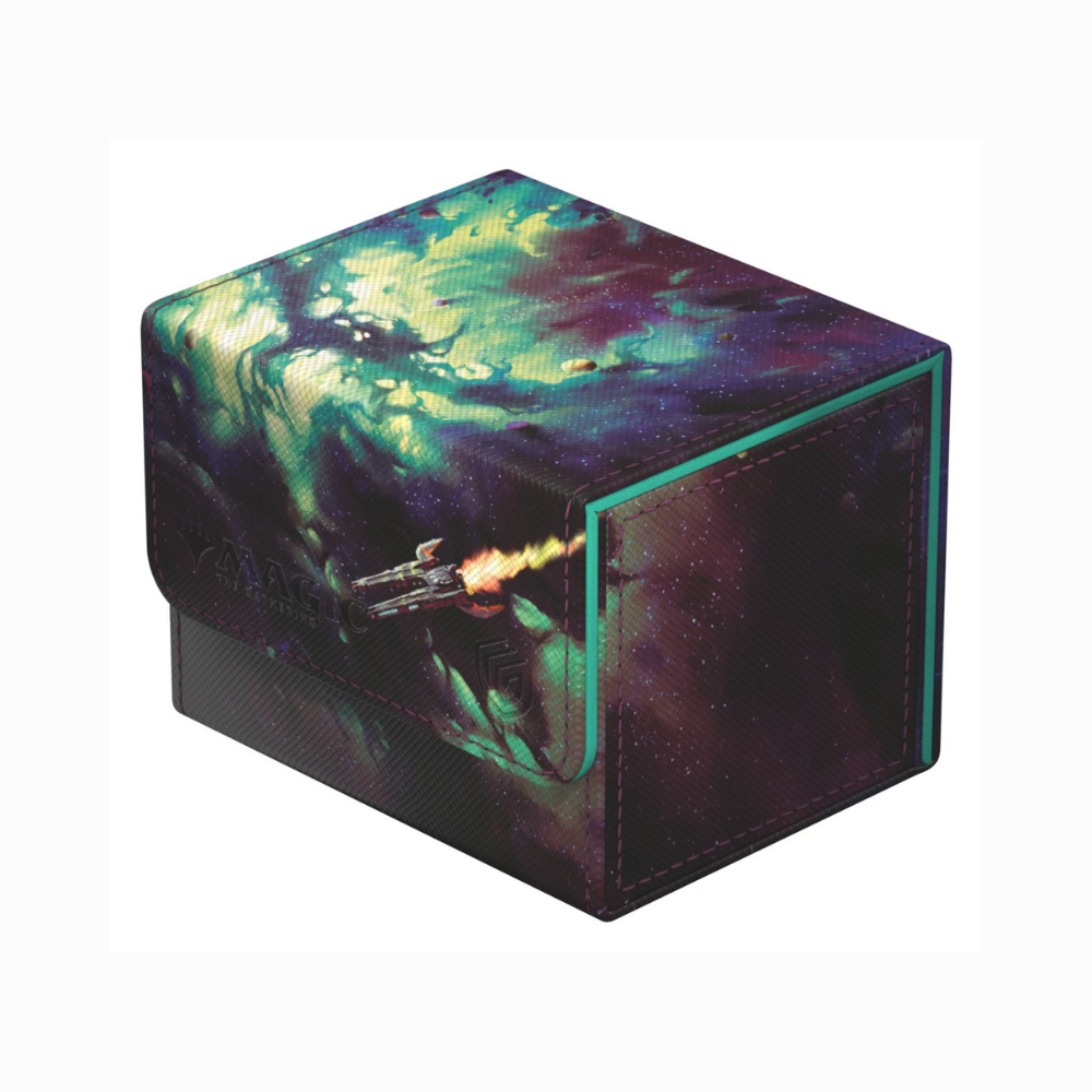 Ultimate Guard Sidewinder Deckbox Galaxie-Design – stabile Sammelkarten-Deckbox für 100 gesleevte Karten