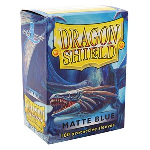 100 Dragon Shield Sleeves - Matte Blue