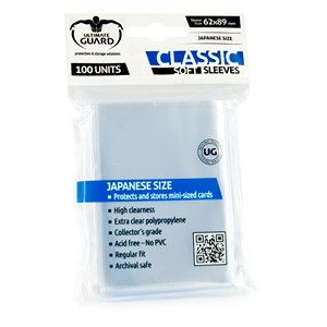 100 Ultimate Guard Classic Soft Sleeves (Translucent)