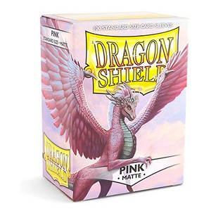 100 Dragon Shield Sleeves - Matte Pink
