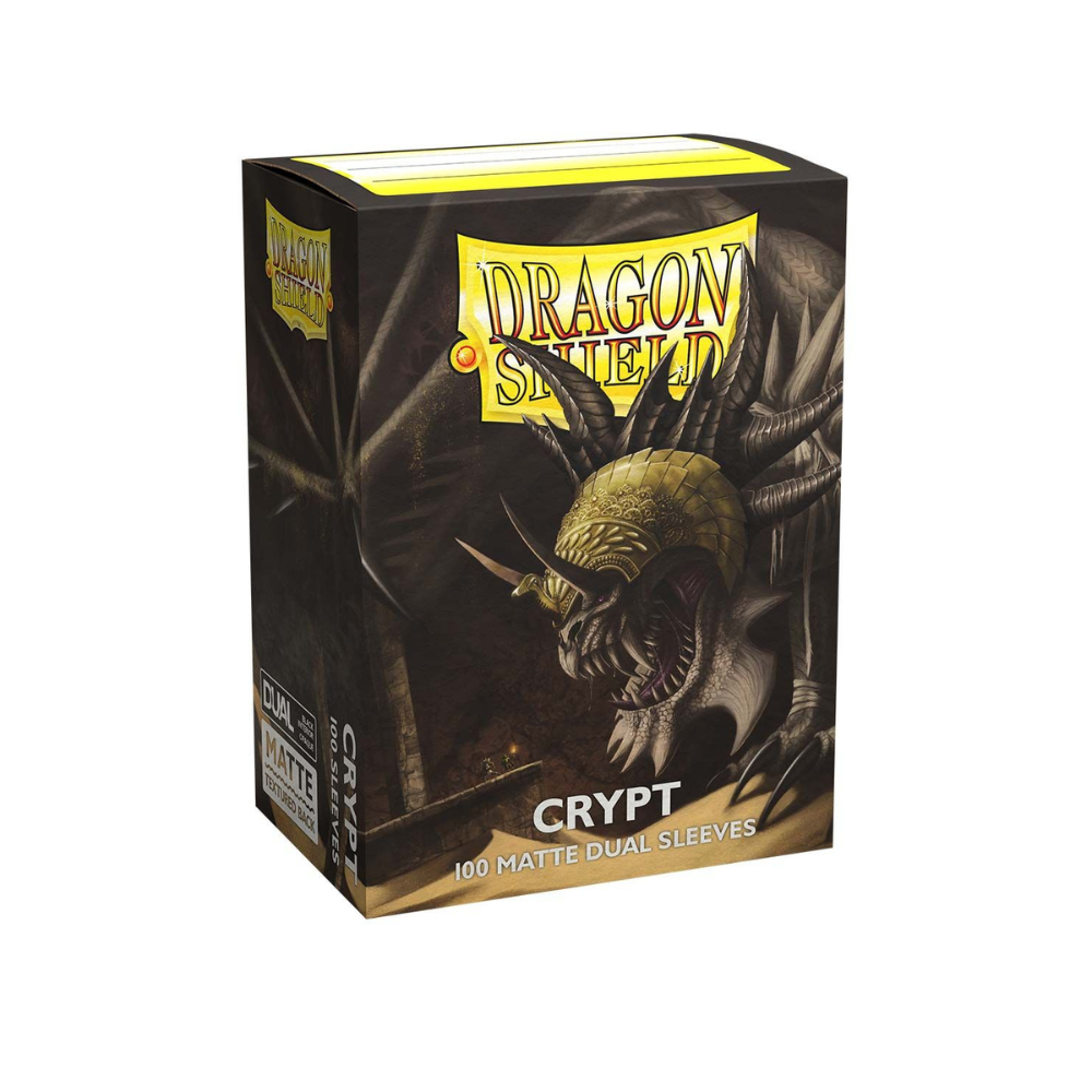 Dragon Shield Matte Dual Sleeves Crypt – 100 blickdichte Kartenhüllen mit matter Oberfläche, Standardgröße für Magic, Pokémon und andere TCGs