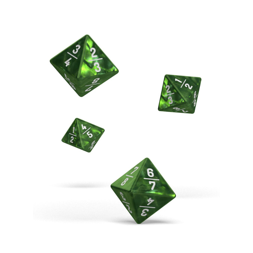W8 Dice - Goyf Marble - Green (4)