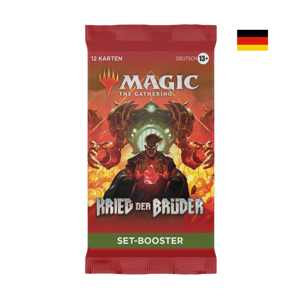 Magic The Gathering Set-Booster „Krieg der Brüder“ – Boosterpack mit 12 Karten für Sammler und Spieler.
