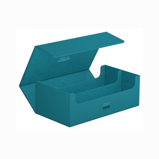Ultimate Guard Arkhive Monocolor Flip Case 800+ in Petrol – große Deckbox zur sicheren Aufbewahrung von über 800 gesleevten Sammelkarten