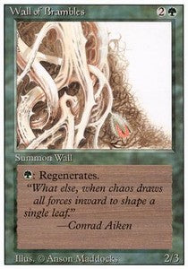 Wall of Brambles - Revised (Uncommon)
