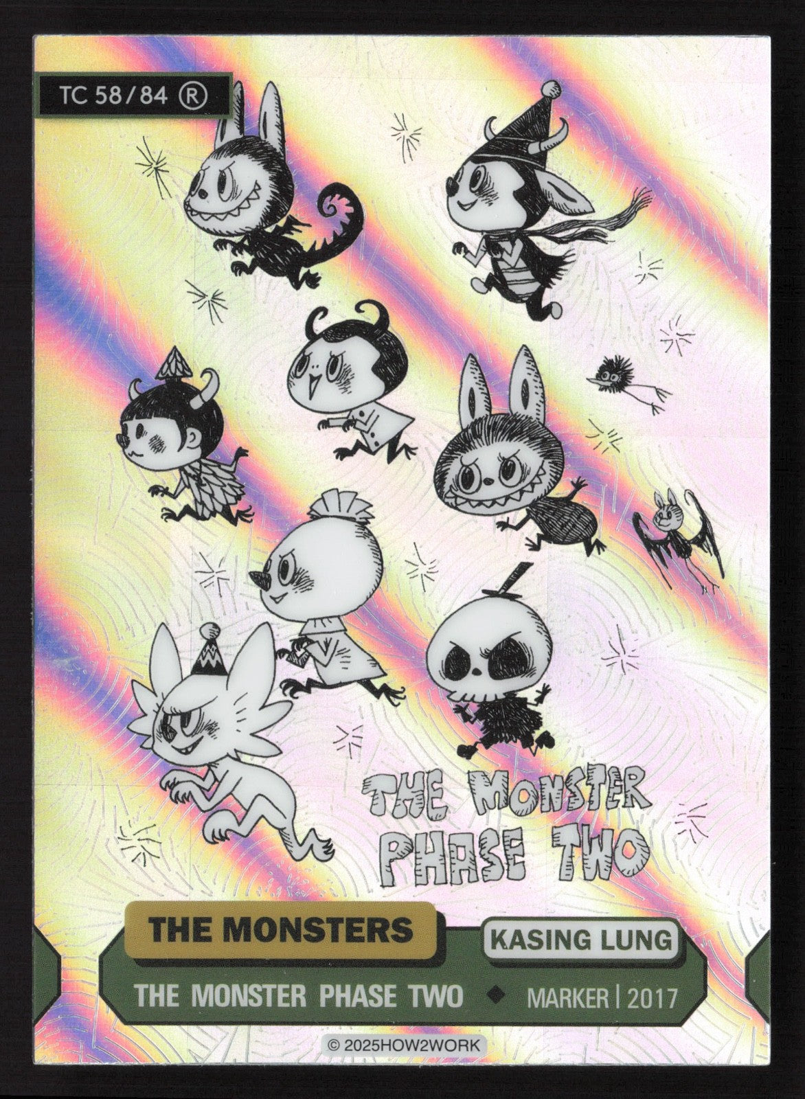 Labubu The Monsters Series 3 - How2Work – TC 58/84 R The Monster Phase Two