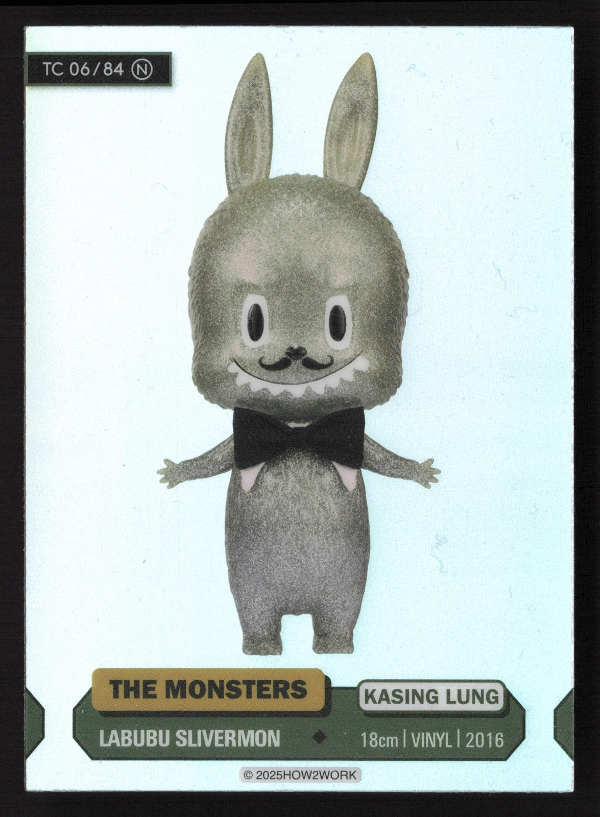 Labubu The Monsters Series 3 - How2Work – TC 06/84 N Labubu Silvermoon