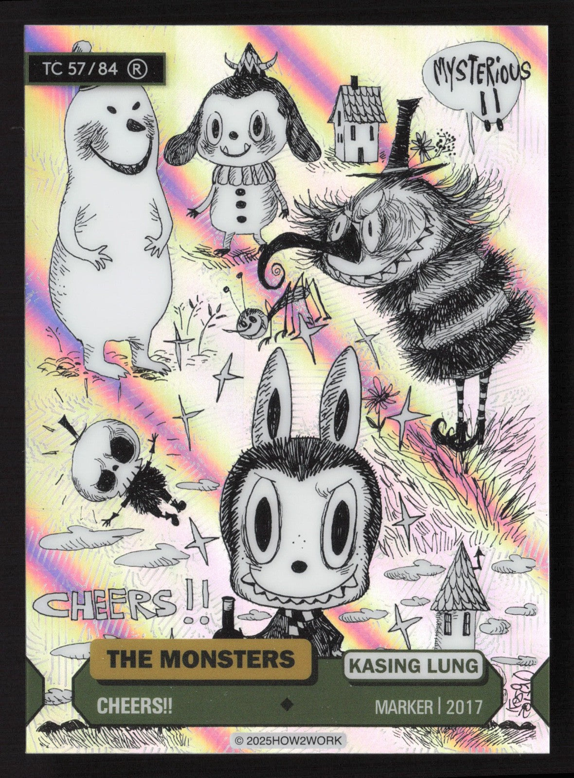 Labubu The Monsters Series 3 - How2Work – TC 57/84 R Cheers!!