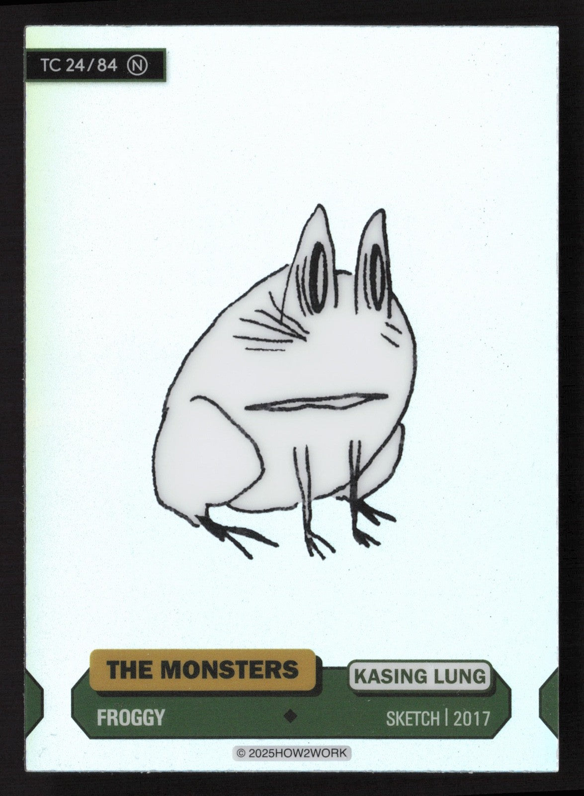 Labubu The Monsters Series 3 - How2Work – TC 24/84 N Froggy