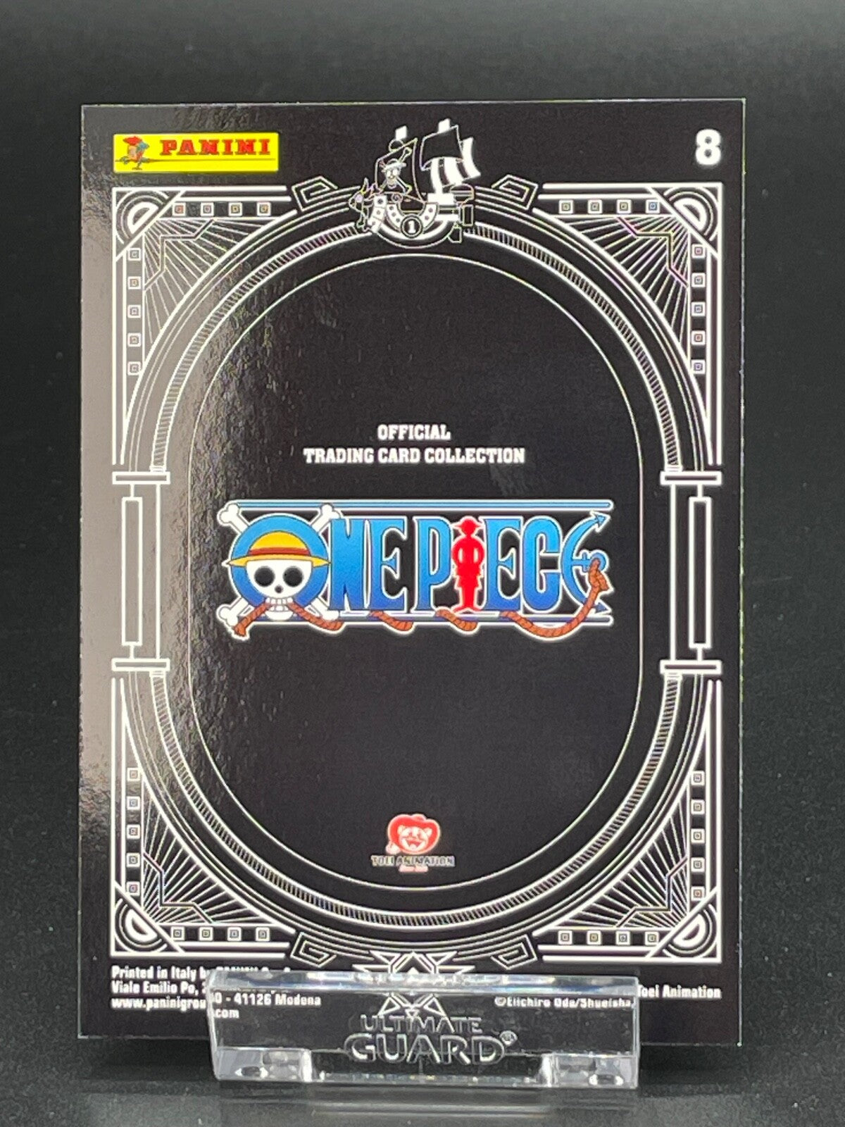Panini One Piece 25th Anniversary Karte Nr. 8 Monkey D. Ruffy Rainbow Parallel
