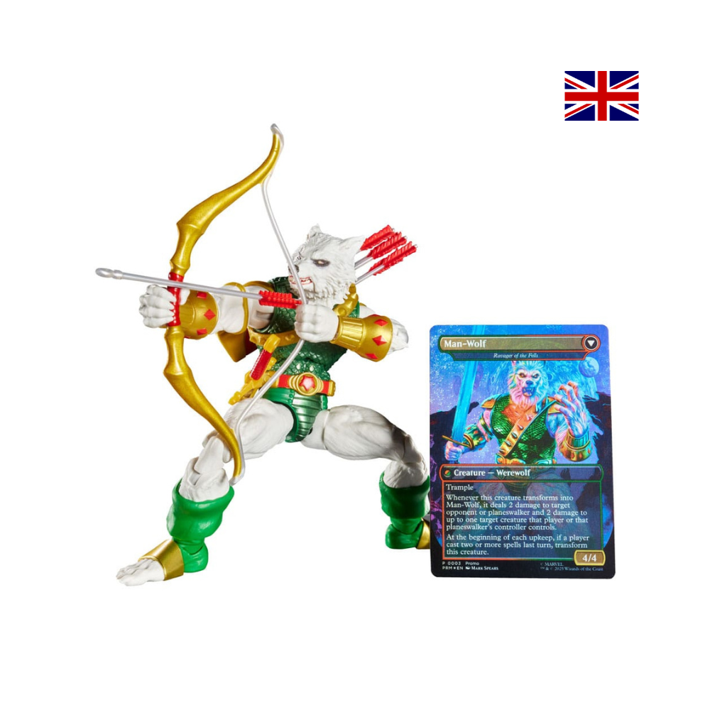 Actionfigur - Man-Wolf (plus exklusive Foil-Karte)
