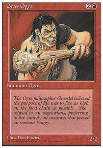 Gray Ogre - Fourth Edition (Common)