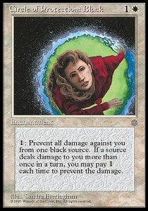 Circle of Protection: Black - Ice Age (Common)
