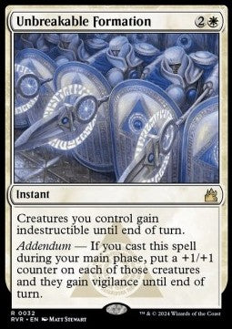 Unbreakable Formation