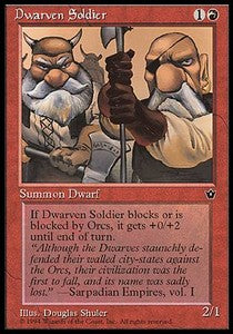 Dwarven Soldier (V.3) - Fallen Empires (Common)