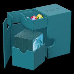 Ultimate Guard Flip'n'Tray Monocolor Deck Case 100+ (Petrol)