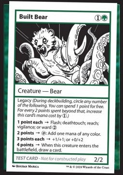 Built Bear - Mystery Booster 2: Playtest Cards (Special)