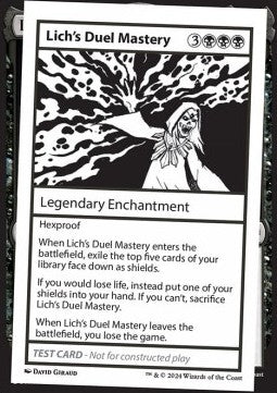 Lich's Duel Mastery - Mystery Booster 2: Playtest Cards (Special)