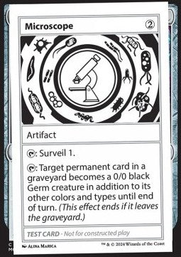 Microscope - Mystery Booster 2: Playtest Cards (Special)