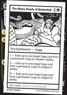 The Many Deeds of Belzenlok - Mystery Booster 2: Playtest Cards (Special)