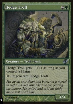 Hedge Troll - Mystery Booster 2: Reprints from Across Magic's History (Uncommon)
