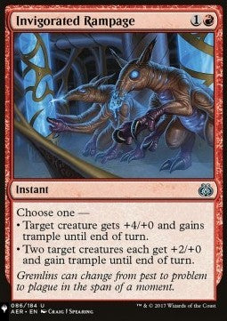Invigorated Rampage - Mystery Booster 2: Reprints from Across Magic's History (Uncommon)