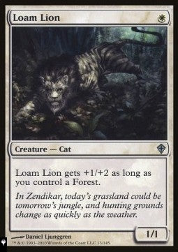 Loam Lion - Mystery Booster 2: Reprints from Across Magic's History (Uncommon)