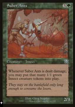 Saber Ants - Mystery Booster 2: Reprints from Across Magic's History (Uncommon)