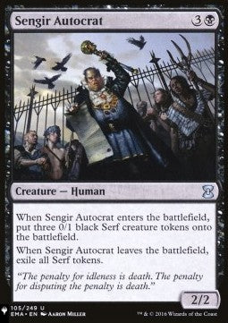 Sengir Autocrat - Mystery Booster 2: Reprints from Across Magic's History (Uncommon)
