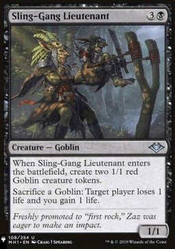 Sling-Gang Lieutenant - Mystery Booster 2: Reprints from Across Magic's History (Uncommon)