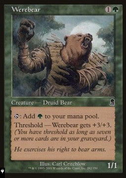 Werebear - Mystery Booster 2: Reprints from Across Magic's History (Common)