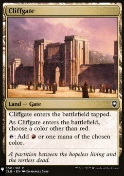 Cliffgate - Secret Lair Commander Deck: 20 Ways to Win (Common)