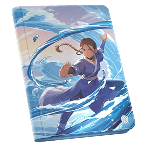 Ultimate Guard Sammelkarten-Ordner mit Katara Wasserbändiger Artwork aus Avatar. Hochwertiger Binder für TCG-Karten, ideal für Magic, Pokémon und Yu-Gi-Oh.
