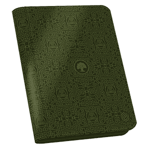 Magic: The Gathering | Avatar: The Last Airbender: "Green Mana" Zipfolio 160 Xenoskin 4-Pocket Binder - Magic: The Gathering | Avatar: The Last Airbender