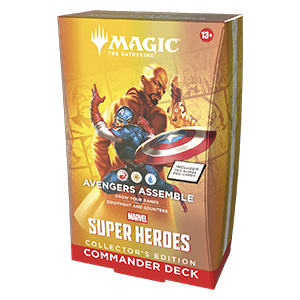 Commander: Magic: The Gathering | Marvel Super Heroes: "Avengers Assemble" Commander Deck: Collector's Edition - Commander: Marvel Super Heroes