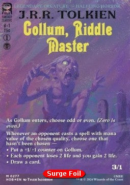 Gollum, Riddle Master (V.2)