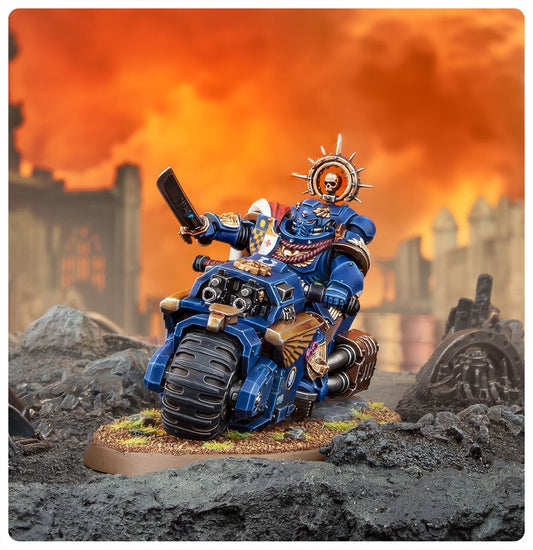 Warhammer 40.000 – Space Marines: Captain auf Bike (48-113)