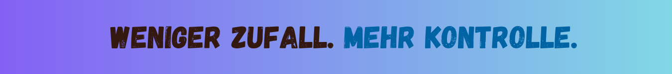 „Weniger Zufall. Mehr Kontrolle.“ – Banner mit farbigem Verlaufshintergrund, ideal für TCG-Fans, die gezielt Einzelkarten kaufen und das Spielgeschehen aktiv steuern möchten. Perfekt für Trading Card Games wie Pokémon, Magic: The Gathering oder Riftbound.