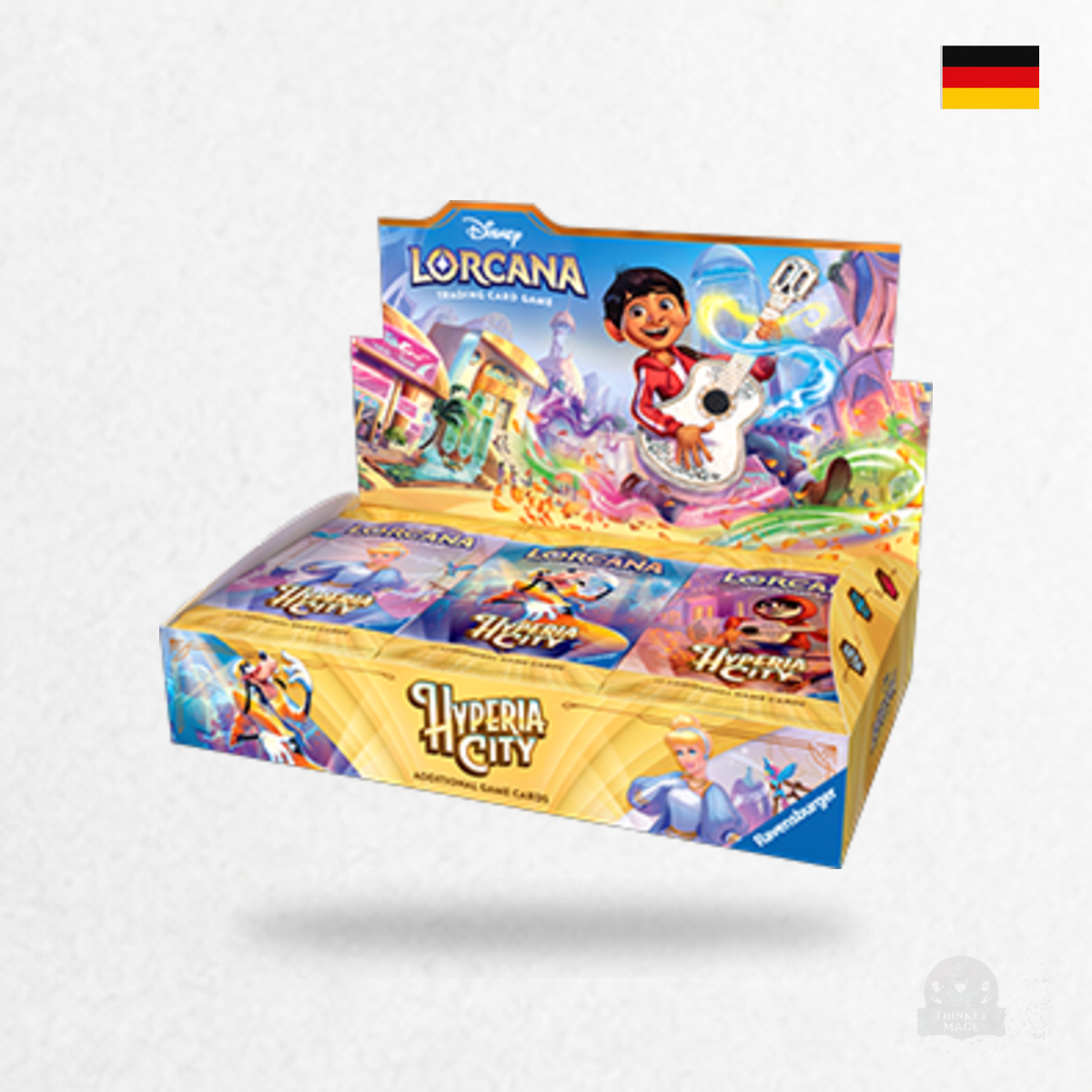 Disney Lorcana TCG – Die Stadt Hyperia Booster Display (24 Booster) – Deutsch