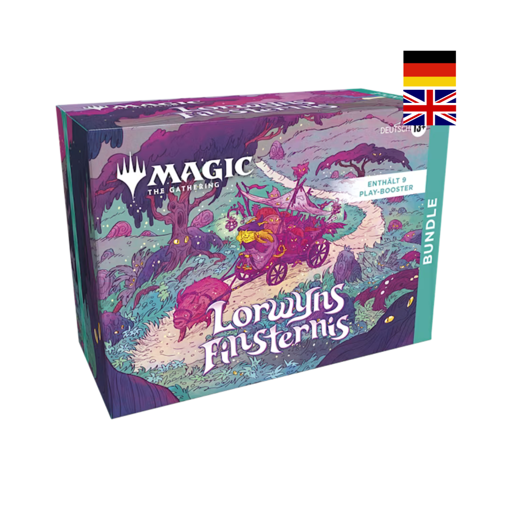 Magic: The Gathering Lorwyns Finsternis Bundle mit 9 Play-Boostern, Spindown-Lebenspunktezähler und Aufbewahrungsbox – offizielles MTG Bundle 2026