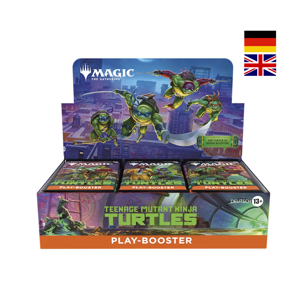 Magic: The Gathering Teenage Mutant Ninja Turtles Play-Booster Display, deutsch und englisch spielbar, Universes Beyond Edition
