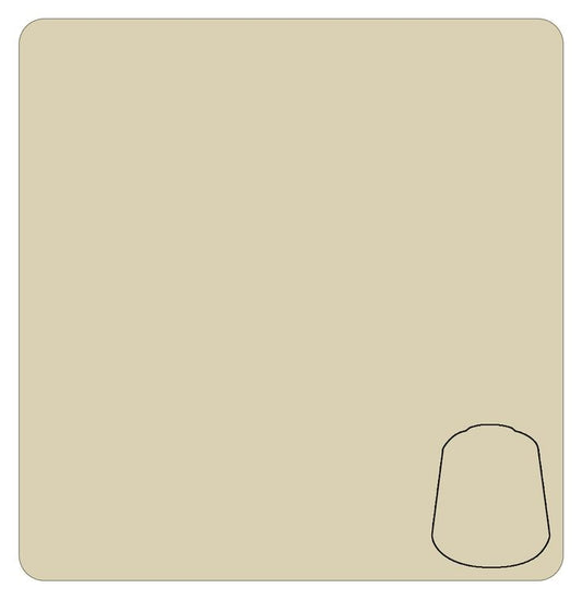 Citadel Base Farbe Wraithbone Warhammer Acrylfarbe beige für Miniaturen ideal für Knochen Stoff und saubere Grundschichten beim Bemalen