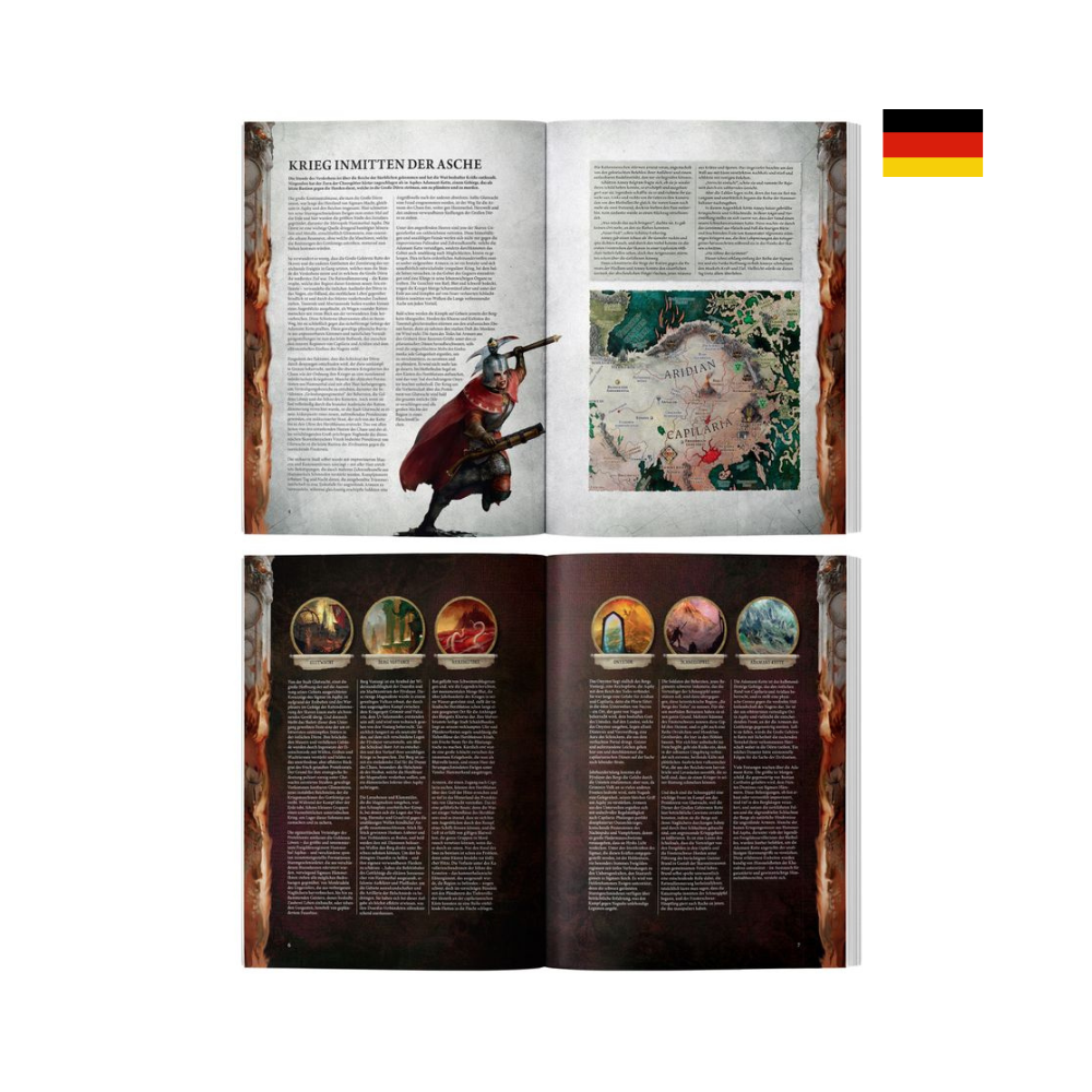 Warhammer Age of Sigmar Handbuch des Generals 2026-27 (80-46) mit Einblicken in das deutsche Regelbuch.