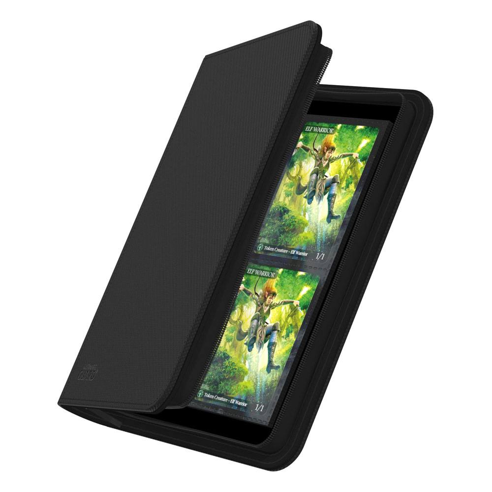 Ultimate Guard Zipfolio 160 8-Pocket Xenoskin – Black