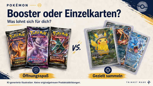 Pokémon Booster oder Einzelkarten: Was lohnt sich?