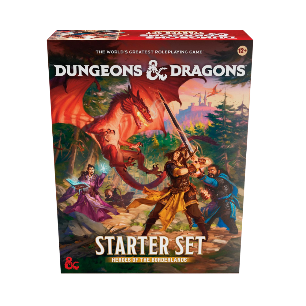 Dungeons & Dragons Starter Set „Heroes of the Borderlands“ – Einsteigerbox mit Abenteuer, Charakteren und Regeln für sofortigen Spielstart im beliebtesten Pen-&-Paper-Rollenspiel der Welt. Perfekt für neue D&D-Spieler.