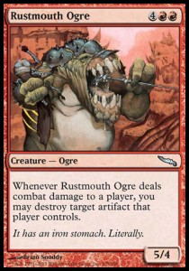 Rustmouth Ogre - Mirrodin (Uncommon) [103]