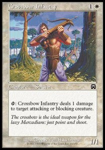 Crossbow Infantry - Mercadian Masques (Common) [MMQ-16]