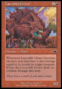 Laccolith Grunt - Nemesis (Common) [NEM-87]