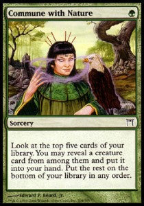 Commune with Nature - Champions of Kamigawa (Common) [204]